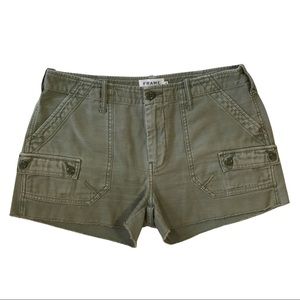 🖼 FRAME - od green utility shorts - great fit!